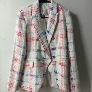 MAISON D’ AMELIE COLORFUL PLAID BLAZER